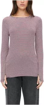 s.Oliver Langarmshirt im Slim Fit aus weichem Jersey rot pink 2182302.49G3.
