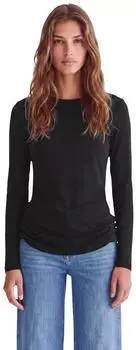 Street One Basic Shirt Unifarbe mit Rundhals (F32592010001)
