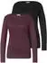 Street One Langarm Shirts mit Boat Neck im 2er-Pack (A32594913972)