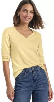 Street One Langarm Shirt mit Herzausschnitt (A32605118033)