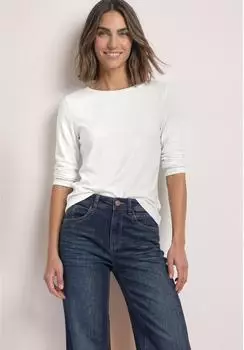 Street One Langarm Shirt mit U-Boot-Ausschnitt (A32591210108)