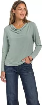 Street One Silk-Look Shirt mit Wasserfall-Front (A32605618100)