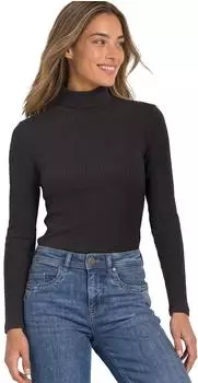 Street One Basic Shirt Unifarbe mit Rollkragen (A32604017874)