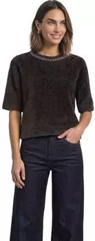 Street One T-Shirt mit Rundhals und Schmucksteinen (A32585417874)