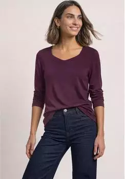 Street One Langarm Shirt mit Carr&eacute; Ausschnitt (A32591118104)