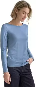 Street One Basic Shirt mit U-Boot-Ausschnitt (A32607717926)