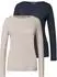 Street One Langarm Shirts mit Boat Neck im 2er-Pack (A32594914403)
