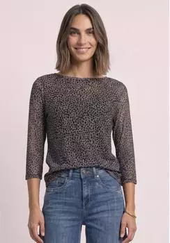 Street One 3/4-Arm Mesh-Shirt mit Boat Neck (A32596030001)