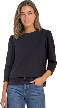Street One 3/4-Arm Shirt mit Spitzenkante am Saum (A32584117873)