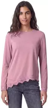 Street One Langarm Shirt mit diagonalem Saum (F32590317881)