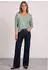 Street One Langarm Shirt mit V-Neck und Spitzendetail (A32606118100)