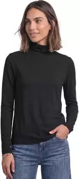 Street One Langarm Shirt Unifarbe mit Rollkragen (A32591710001)
