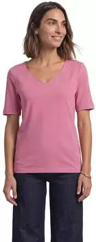 Street One Kurzarm Shirt mit Herzausschnitt (A32509417937)