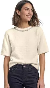 Street One T-Shirt mit Rundhals und Schmucksteinen (A32585417931)