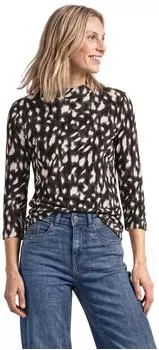Street One 3/4-Arm Shirt mit Turtle Neck und Print (A32607430001)