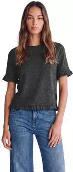 Street One Kurzarm Shirt mit Rundhals und R&uuml;schen (F32590717951)