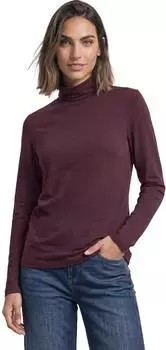 Street One Langarm Shirt Unifarbe mit Rollkragen (A32591717820)