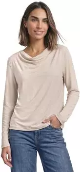 Street One Silk-Look Shirt mit Wasserfall-Front (A32605617727)