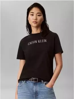Calvin Klein Classic Varsity T-Shirt schwarz