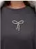 Vero Moda Sara Mette Oversized T-Shirt Regular Fit (99073507) asphalt detail:bow pearls