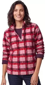 Cecil Langarmshirt mit Karomuster velvet rose