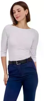 Falke Favorites Pima Stretch 3/4 Pullover (66165) wei&szlig;