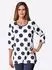 Feel Good Feel Good Longshirt Rundhalsshirt (50309055) ecru/marine
