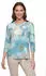 Betty Barclay Kurzarmshirt mit Stehkragen (40377447) petrol/grau