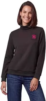 Cecil 3231469 Langarm Shirt mit Turtle Neck und Print truffle braun