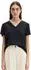 Marc O'Polo T-Shirt mit TENCEL™ Modal V-Ausschnitt Normale Passform (14314927) dark navy
