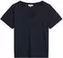 Marc O'Polo T-Shirt mit TENCEL™ Modal V-Ausschnitt Normale Passform (14314927) dark navy