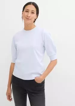bonprix Oversized T-Shirt mit Puff&auml;rmeln (93038795) zartblau