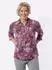 Witt Weiden Polo Shirt malve-hellgrau-bedruckt