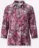 Witt Weiden Polo Shirt malve-hellgrau-bedruckt