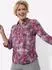 Witt Weiden Polo Shirt malve-hellgrau-bedruckt