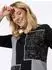 Sieh an! Long Shirt schwarz-grau