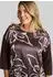 Tom Tailor 3/4-Arm-Shirt mit grafischem Muster (50609654) java schwarz braun