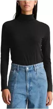 Marc O'Polo Langarmshirt aus Slub Jersey (5000007063) schwarz