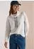 Cecil Langarmshirt in Unifarbe vanilla white