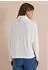 Cecil Langarmshirt in Unifarbe vanilla white
