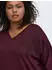 Only CARALBA L/S V-NECK DECO TOP JRS BF Regular Fit (25886740) violett