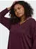 Only CARALBA L/S V-NECK DECO TOP JRS BF Regular Fit (25886740) violett