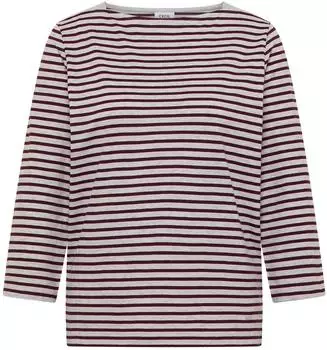 Cecil 3/4-Arm-Shirt im soften Baumwoll-Mix (B325873) light grey melange