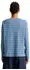Marc O'Polo Loose Knit Jersey Langarmshirt Relaxed Fit Gestreift (44442705) medium blue