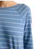 Marc O'Polo Loose Knit Jersey Langarmshirt Relaxed Fit Gestreift (44442705) medium blue