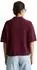Marc O'Polo Poloshirt aus Crinkled Organic Cotton-Mix (5000008117) merlot red