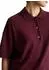 Marc O'Polo Poloshirt aus Crinkled Organic Cotton-Mix (5000008117) merlot red