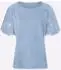 Heine Spitzenshirt mit Rundhals eisblau