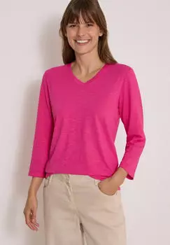 Cecil T-Shirt mit Glitzer-Details (12344309) pink flash