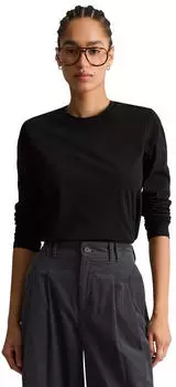 Marc O'Polo Langarmshirt aus Bio-Baumwollmix (92099) mahagony jam